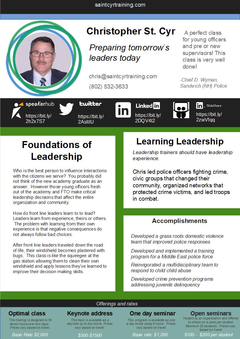 Foundations of Leadership